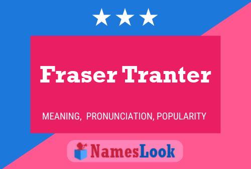 Постер имени Fraser Tranter