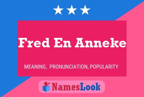 Постер имени Fred En Anneke