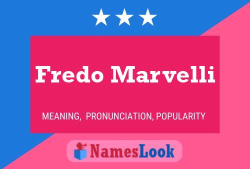 Постер имени Fredo Marvelli