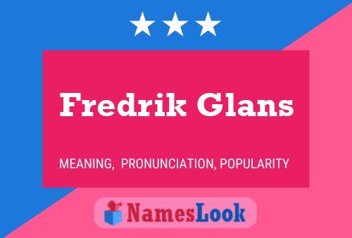 Постер имени Fredrik Glans