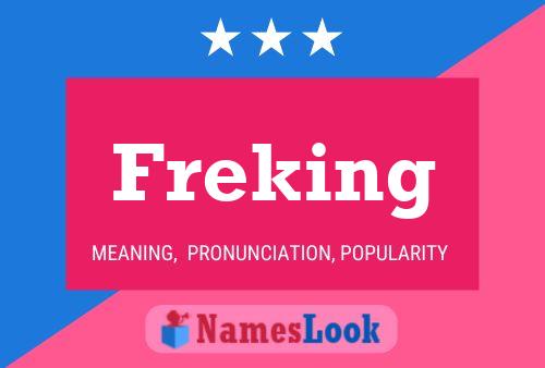 Постер имени Freking