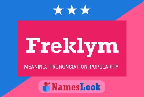 Постер имени Freklym