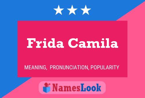 Постер имени Frida Camila