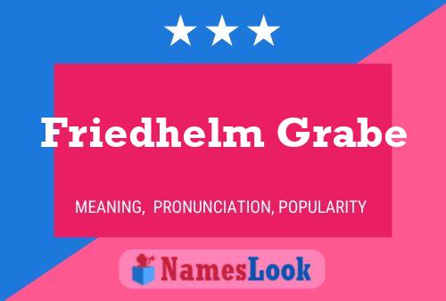 Постер имени Friedhelm Grabe