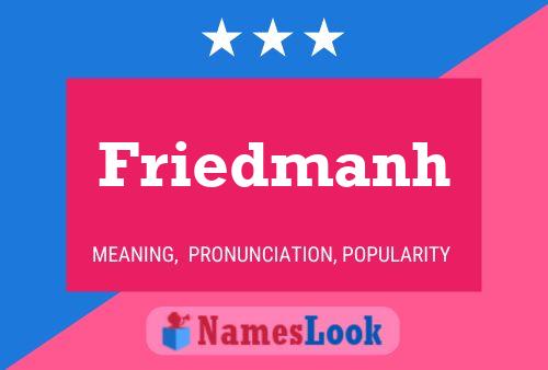 Постер имени Friedmanh