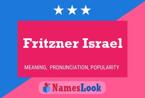 Постер имени Fritzner Israel