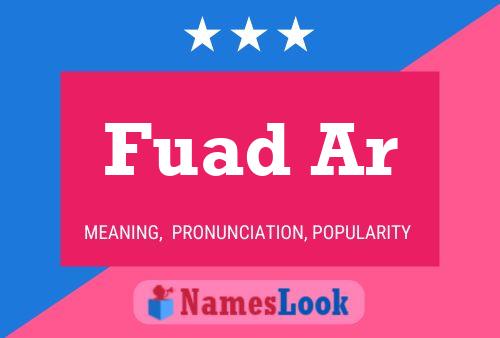 Постер имени Fuad Ar