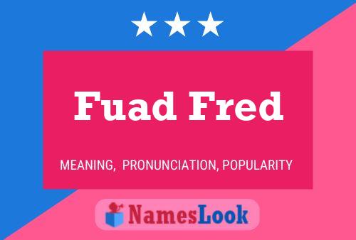 Постер имени Fuad Fred