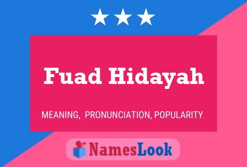 Постер имени Fuad Hidayah