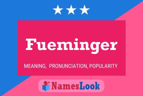 Постер имени Fueminger