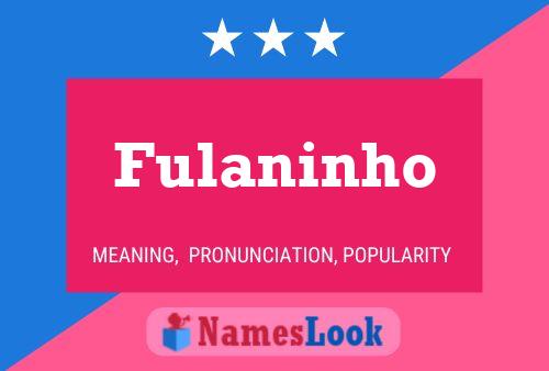 Постер имени Fulaninho