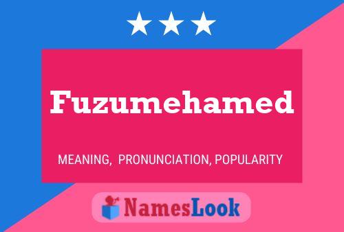 Постер имени Fuzumehamed