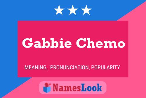 Постер имени Gabbie Chemo