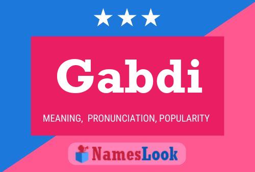 Постер имени Gabdi