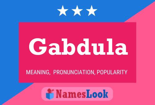 Постер имени Gabdula