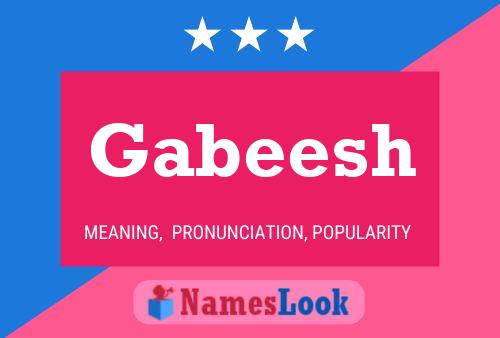 Постер имени Gabeesh