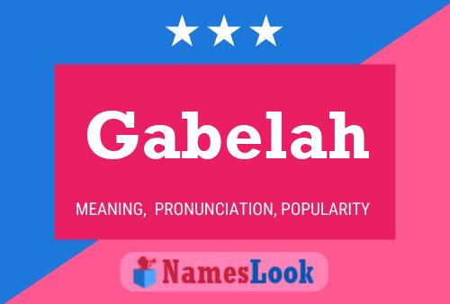 Постер имени Gabelah