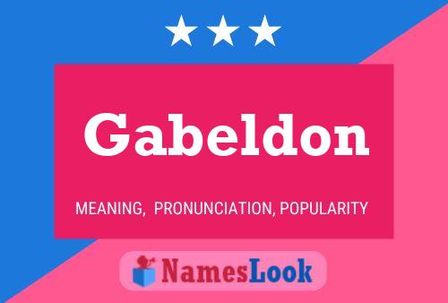 Постер имени Gabeldon