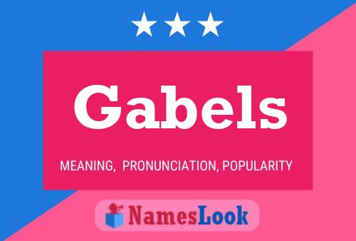 Постер имени Gabels