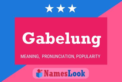 Постер имени Gabelung