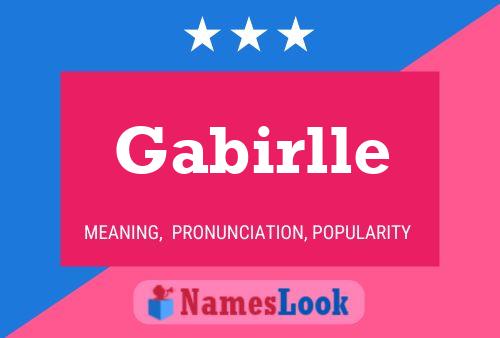 Постер имени Gabirlle