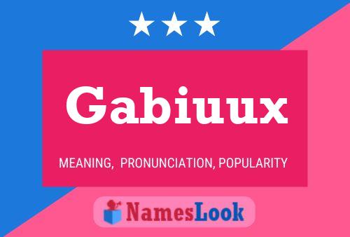 Постер имени Gabiuux