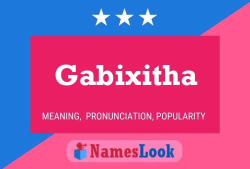 Постер имени Gabixitha