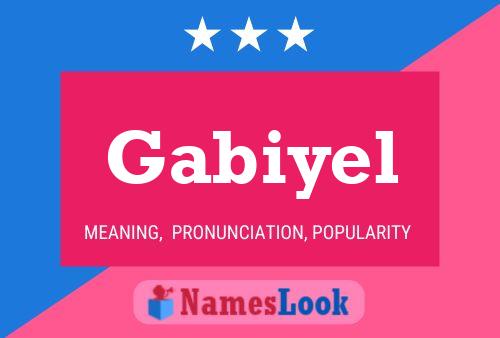 Постер имени Gabiyel