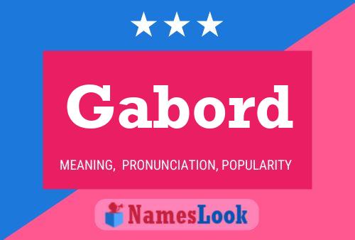 Постер имени Gabord