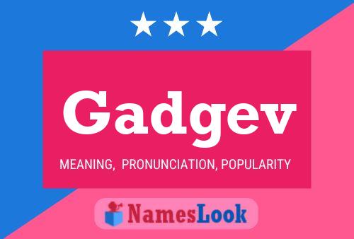 Постер имени Gadgev