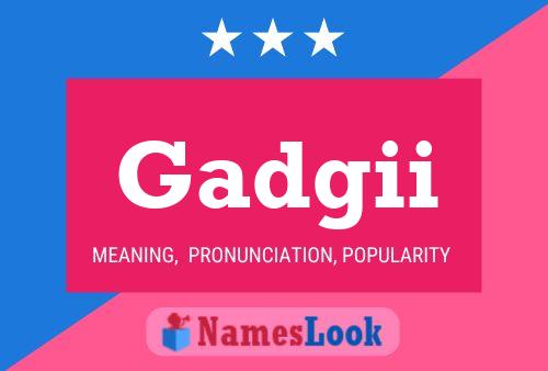 Постер имени Gadgii