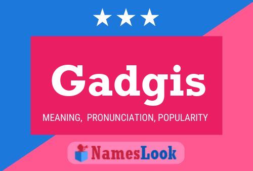 Постер имени Gadgis