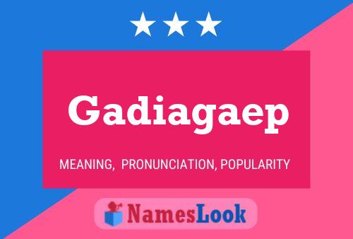 Постер имени Gadiagaep