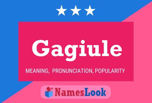 Постер имени Gagiule