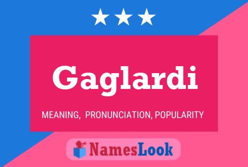 Постер имени Gaglardi