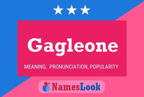 Постер имени Gagleone