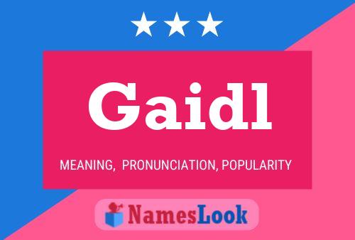 Постер имени Gaidl