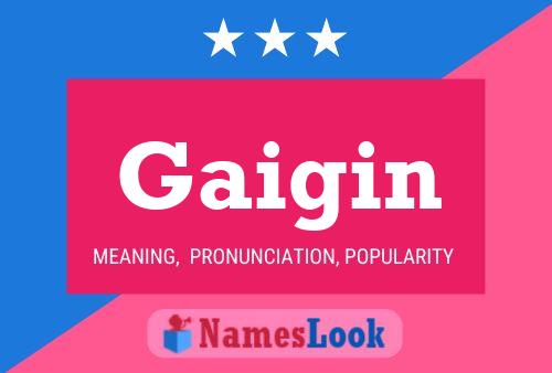 Постер имени Gaigin