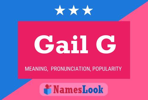 Постер имени Gail G