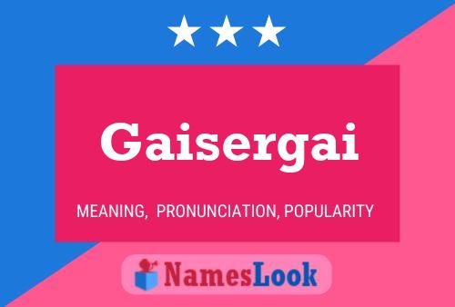 Постер имени Gaisergai