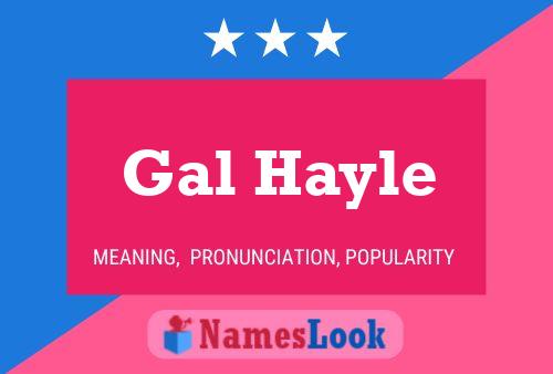 Постер имени Gal Hayle