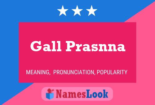 Постер имени Gall Prasnna