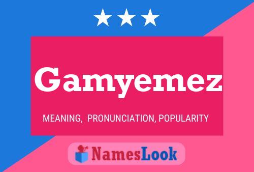 Постер имени Gamyemez