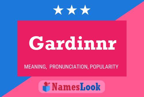 Постер имени Gardinnr