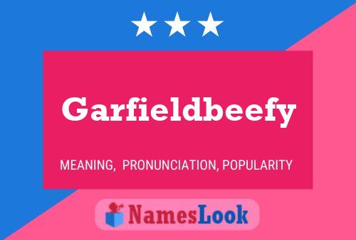 Постер имени Garfieldbeefy