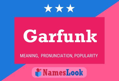 Постер имени Garfunk