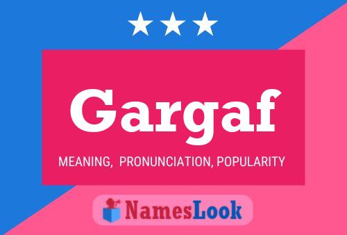 Постер имени Gargaf