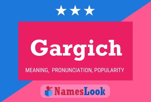 Постер имени Gargich