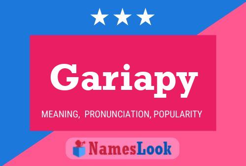 Постер имени Gariapy