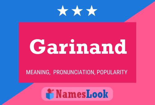 Постер имени Garinand